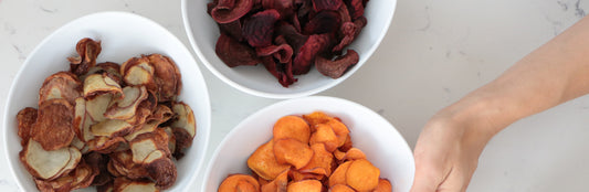 Healthy, Homemade Potato and Beet Chips-Philosophie