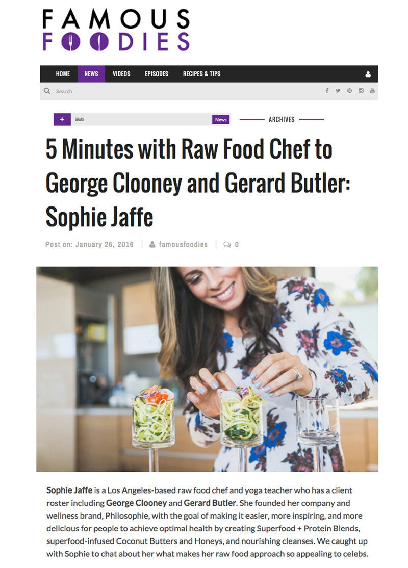 Famous Foodies | January 2016-Philosophie