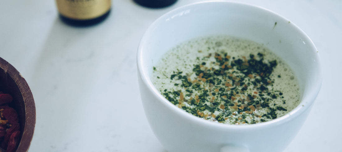 High-Vibe Matcha Latte Video Recipe-Philosophie