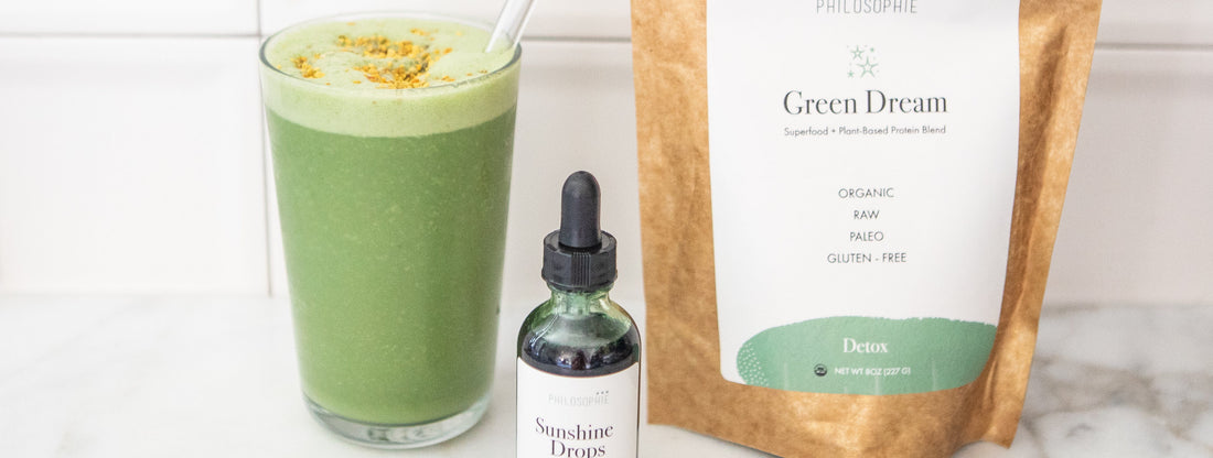 Chlorophyll-Rich Green Energizing Smoothie-Philosophie