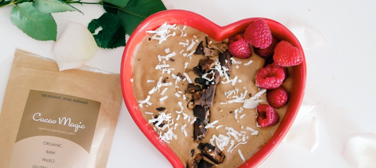 Heart-Shaped Cacao Magic Smoothie Recipe-Philosophie