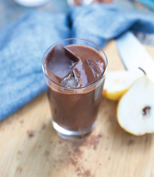 Fresh Juice -- with raw CHOCOLATE!