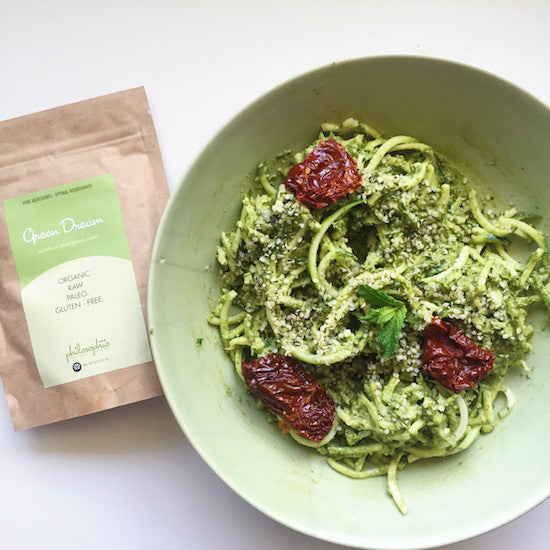 Zoodle Pesto Pasta