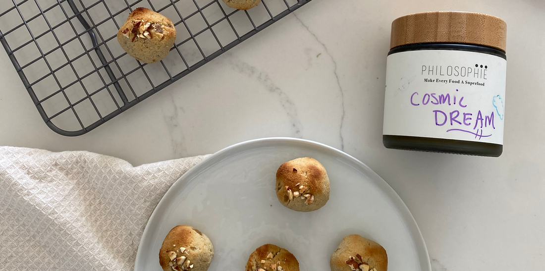 4 Ingredient Cosmic Honey Apple Cookies