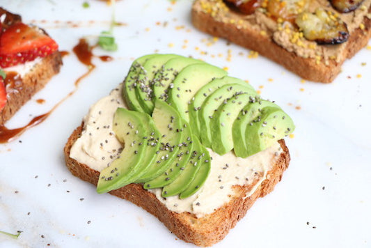 Toast Tuesday: Hummus + Avocado Chia Toast Recipe