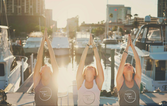 Heart of the Week: Purple (DOT) Yoga Project Tanks