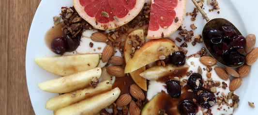 Fruit, Nut and Honey Appetizer or Snack Plate