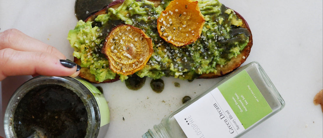 Golden Beet Avocado Sweet Potato Toast Recipe-Philosophie