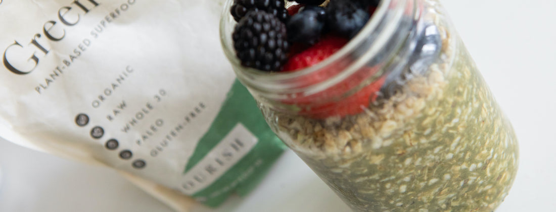 St. Paddy's Day Green Overnight Oats