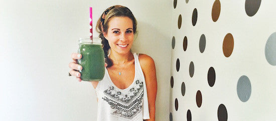 Summer Peach + Green Dream Smoothie Recipe