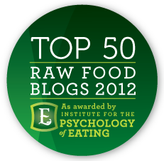 Philosophie voted "Top 50 Raw Food Blogs" for 2012!